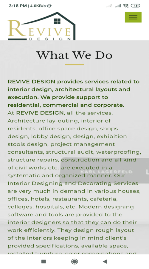 Revive Design screenshot 1